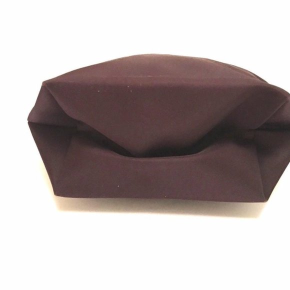 LONGCHAMP, VINTAGE BROWN NYLON HANDBAG, PRE-OWNED - Picture 6 of 10